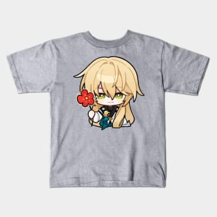 Honkai Star Rail Chibi Luocha Kids T-Shirt